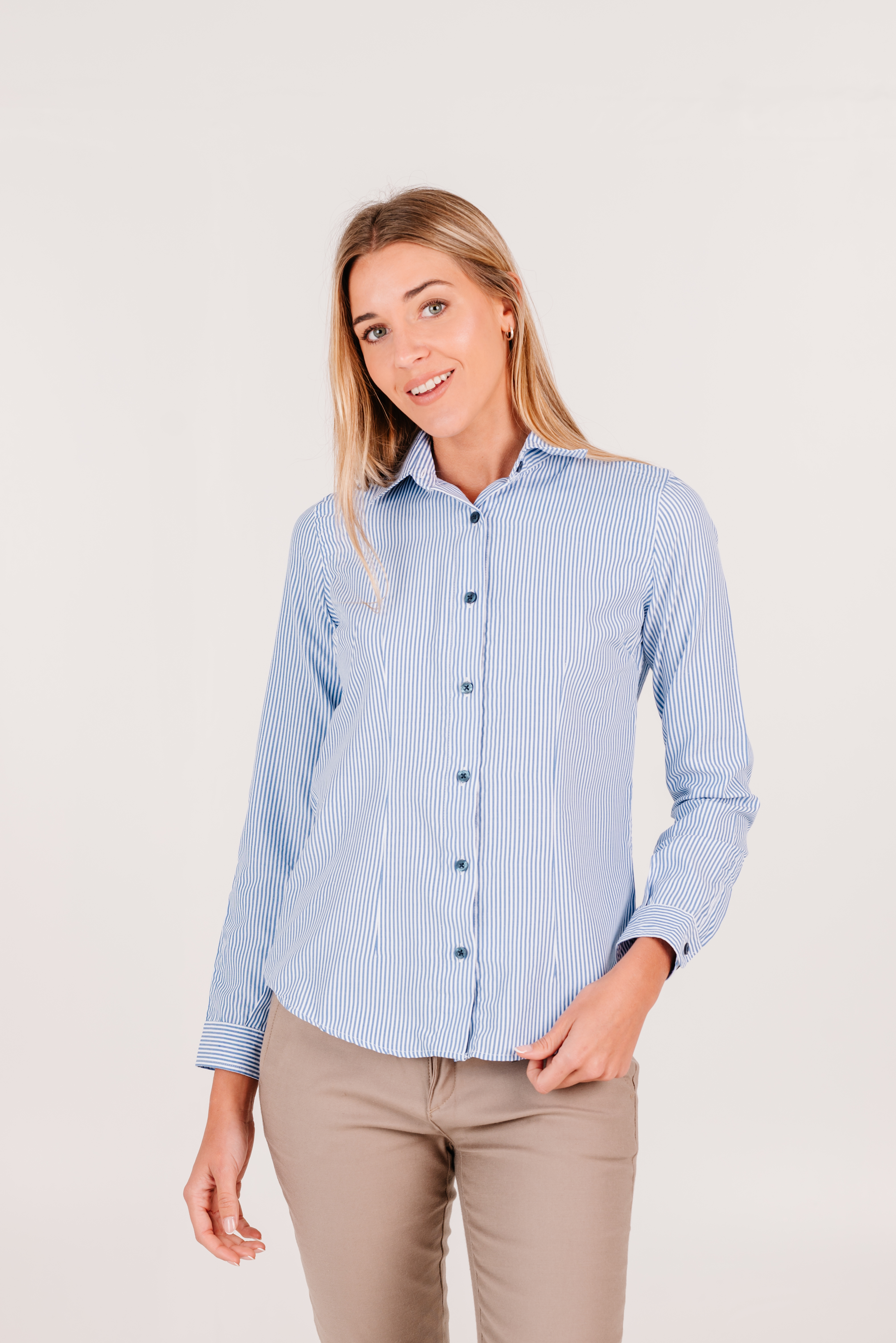 Camisa corte ejecutivo / Rayada