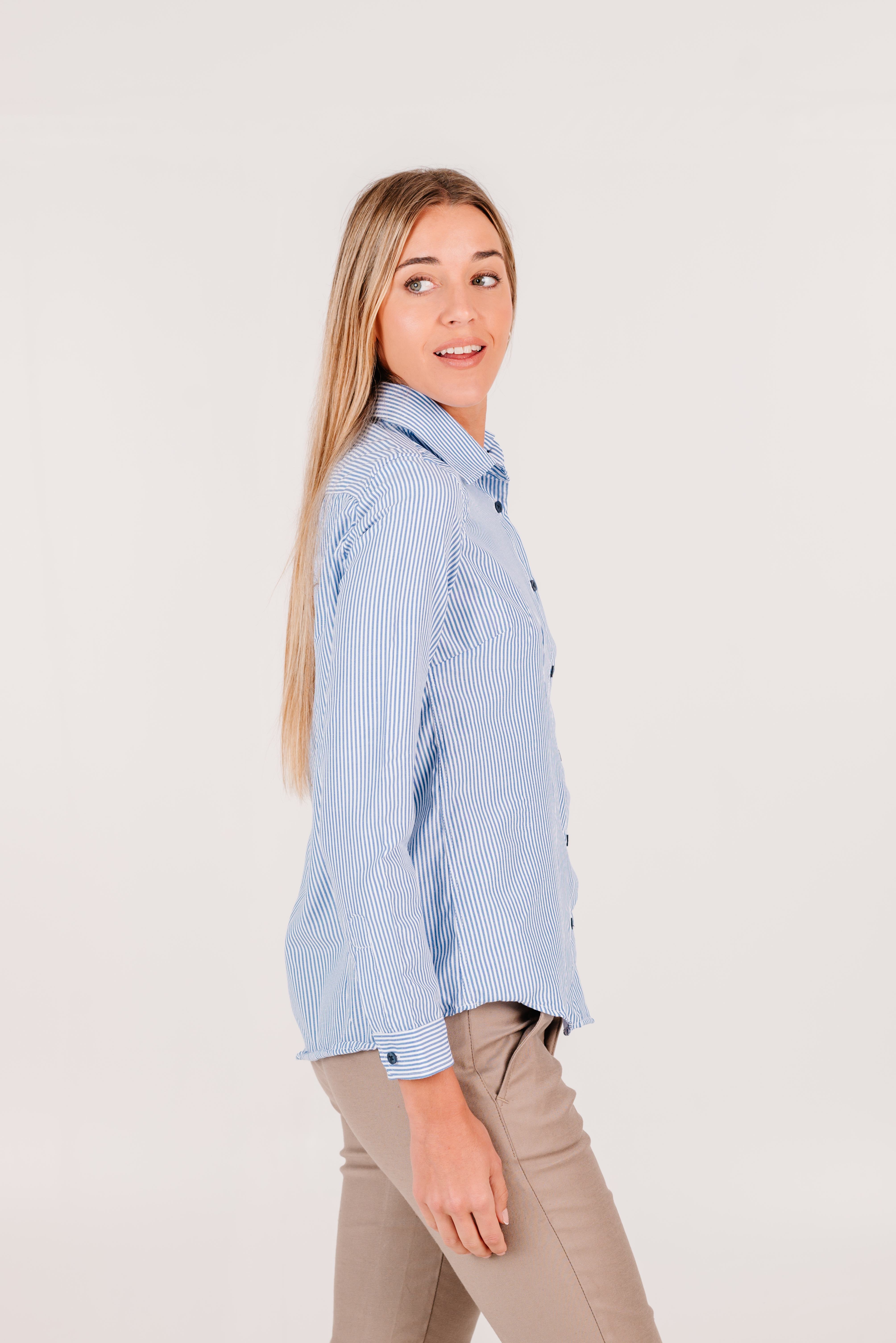 Camisa corte ejecutivo / Rayada