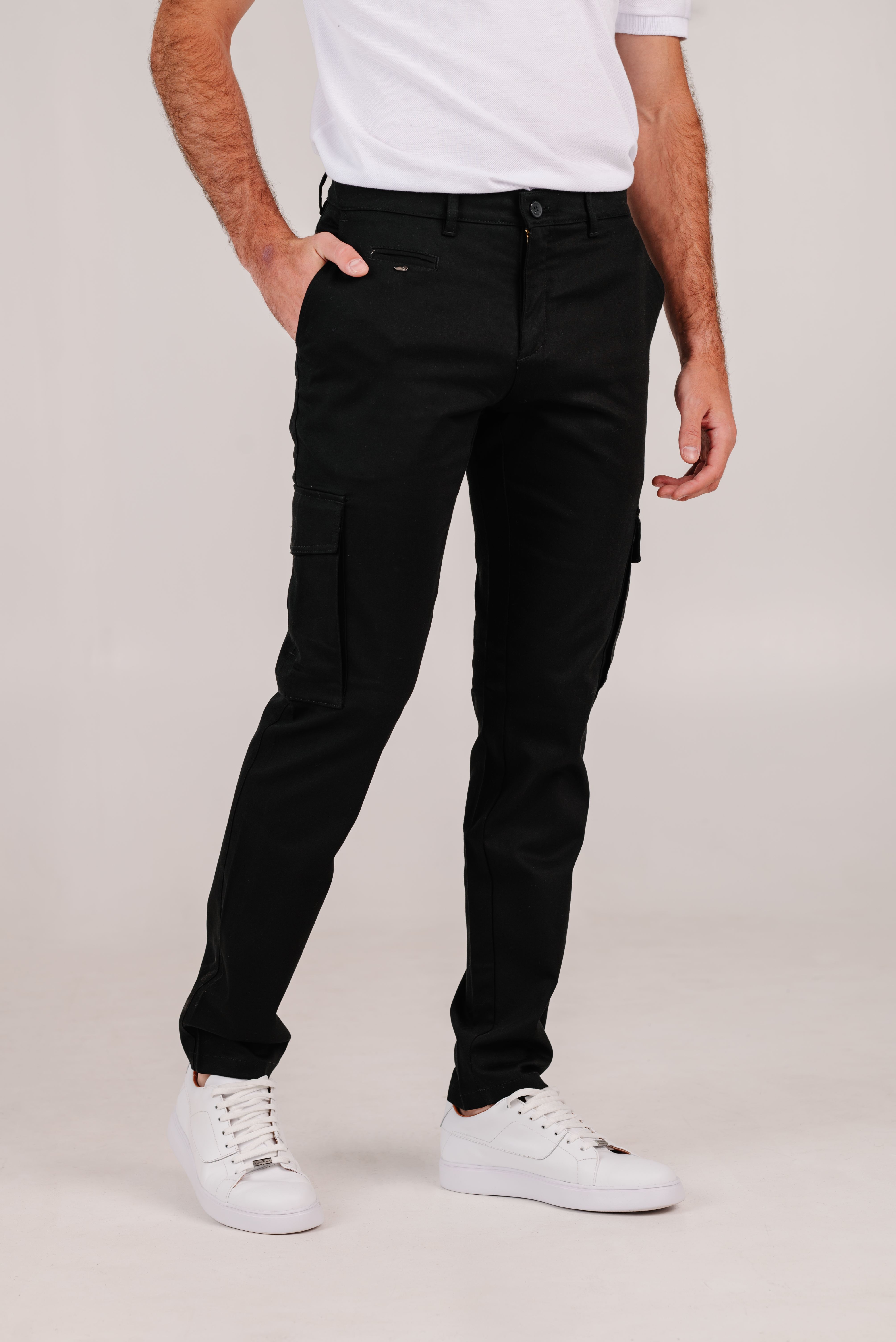 Pantalon cargo / Gabardina